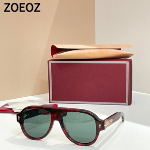 jmm DRIFTWOOD复古粗框大框飞行员式男女款墨镜板材防晒太阳眼镜