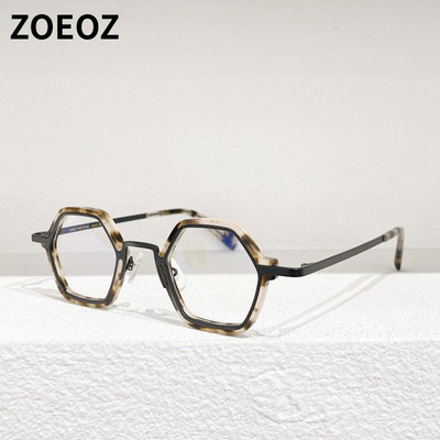 JAMESTART男女六边形近视镜框