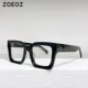 近视镜框大圆脸 500复古粗框大框方形眼镜框板材男女款 JAMES TART