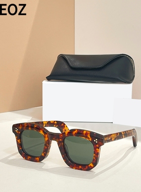 max PL-002超大框方形粗框切割板材立体太阳眼镜大脸墨镜男女款