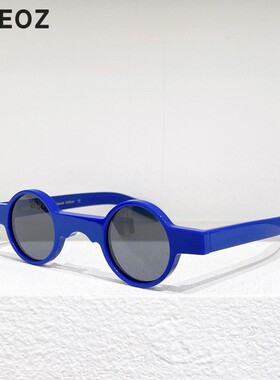 JAMESTART朋克男女款小圆形墨镜