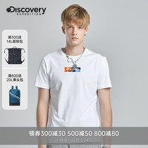 Discovery explore outdoor spring / summer 2019 new men's short sleeve cotton soft printed T-shirt 81042