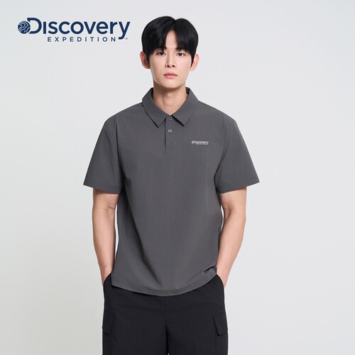 Discovery探索户外运动速干抗异味polo衫男士26夏季新品TS65