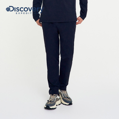Discovery探索秋冬户外运动日常标准款慢跑工装裤男