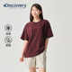 Discovery探索夏户外徒步凉感T恤防晒短袖 男女夏 宽松印花运动半袖