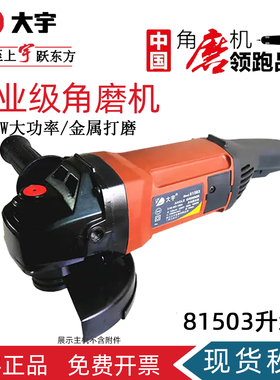 DAYU大宇工业级角磨机81503手持式开槽机抛光机1600W角向磨光机