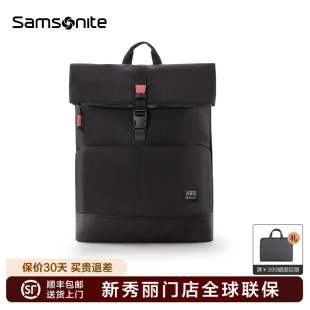Samsonite 双肩包男女简约旅行背包休闲轻便电脑包HD4 新秀丽新款