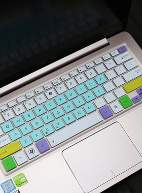 华硕U4000UQ UX305 U306 T303 RX310 U410键盘保护贴膜U4100UN防尘按键膜S5100UA S4200罩套垫PU404U PU403U