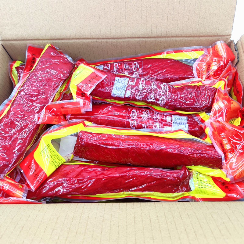 新元红培根整箱5kg港式炒饭卤味熟食铁板炒饭 商用叉烧肉餐饮配餐