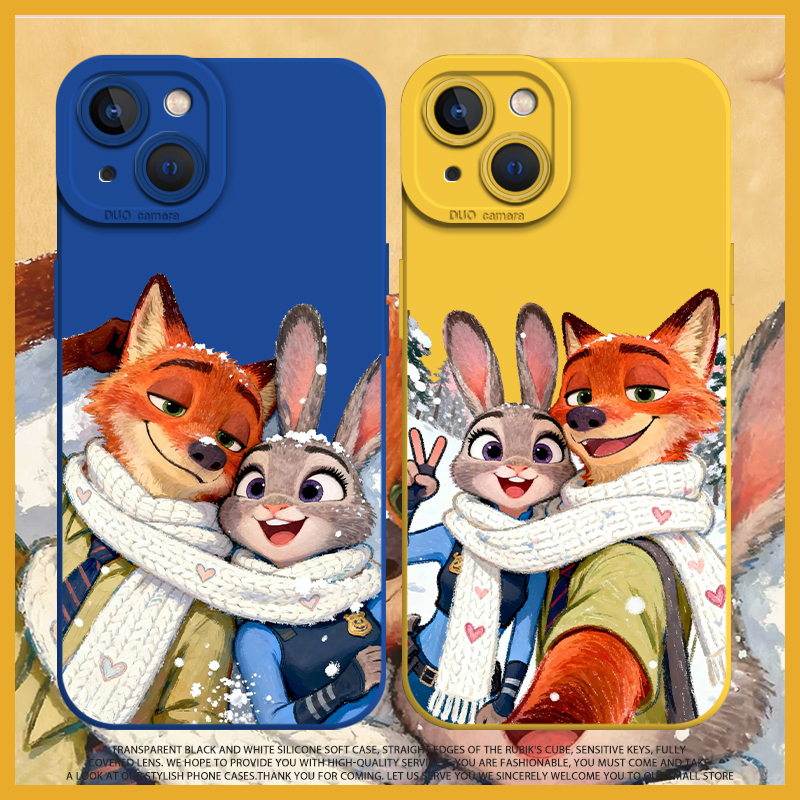 围巾疯狂动物城手机壳情侣