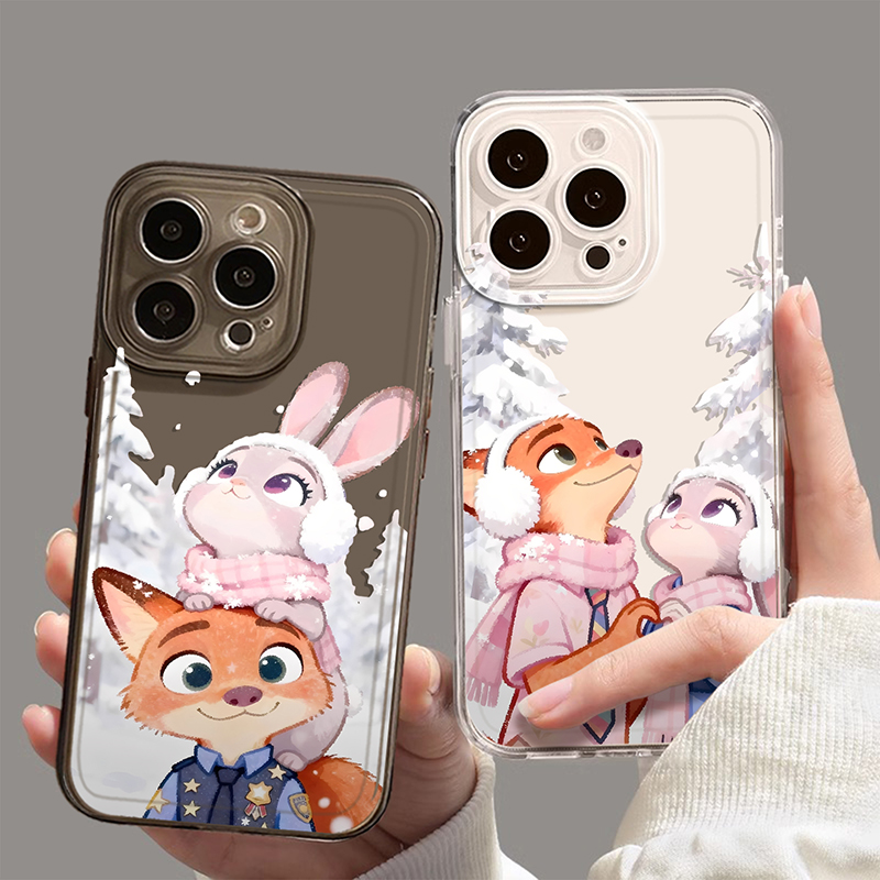 雪地尼克朱迪手机壳情侣周边