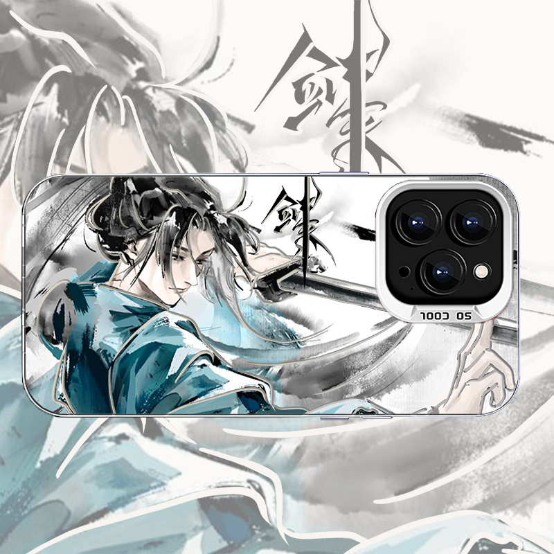 适用于小米17promax手机壳xiaomi剑来15sPro新款彩银壳mi陈平安14水墨风国风动漫国潮周边13男女全包防摔套软