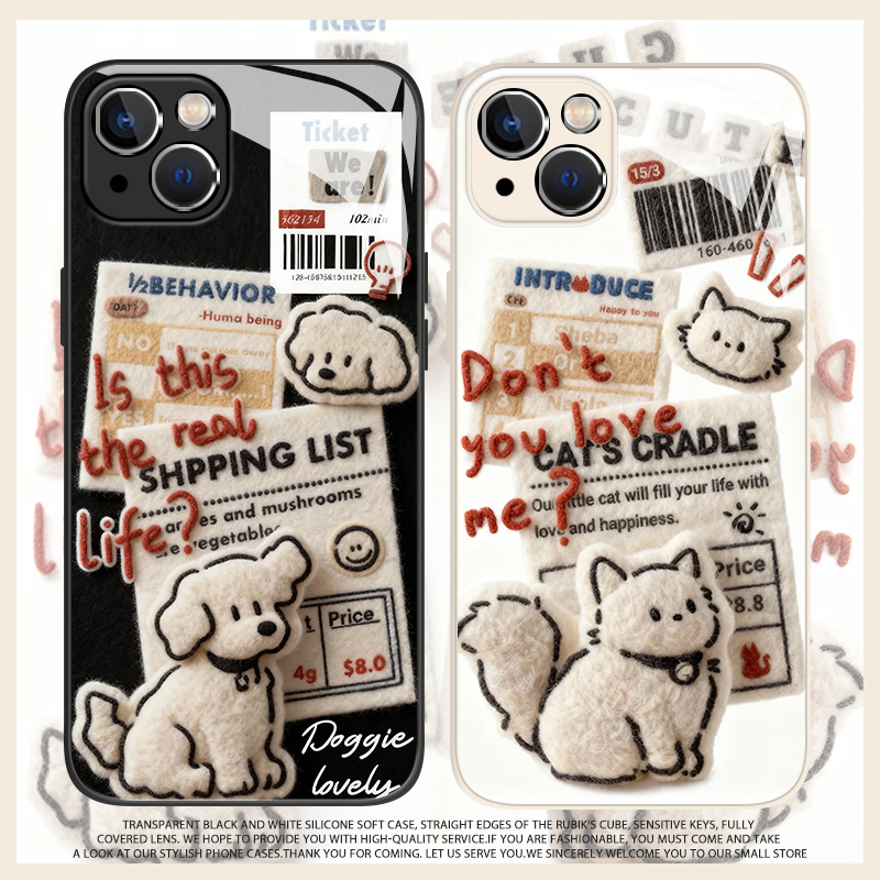 适用于华为pura80pro手机壳70毛绒报纸猫狗P60新款50情侣一对40卡通可爱30小众高级pro+玻璃防摔Ultra个性女