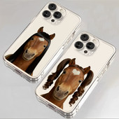 适用于三星GalaxyS25手机壳SAMSUNG趣味搞怪抽象马S24Plus透明新款 S25ultra马年限定创意情侣小众高级防摔套