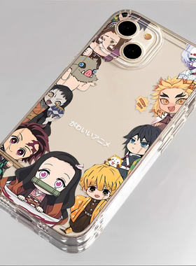 适用于三星GalaxyS25手机壳SAMSUNG鬼灭之刃Q版S24Plus透明新款S25ultra卡通动漫二次元无限城周边男女保护套