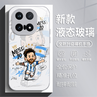 Q版球星C罗适用iqoo15T手机壳ultra足球iqooneo10新款玻璃13阿根廷12pro梅西11s限定z9turbo+周边8/7/6/vivo5