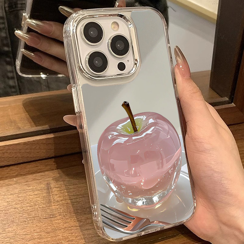 镜面新款ins风简约韩系手机壳