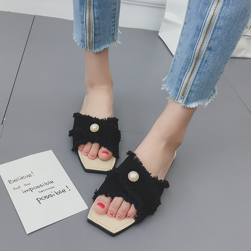 Sandales femme en tissu - Ref 2671940 Image 1