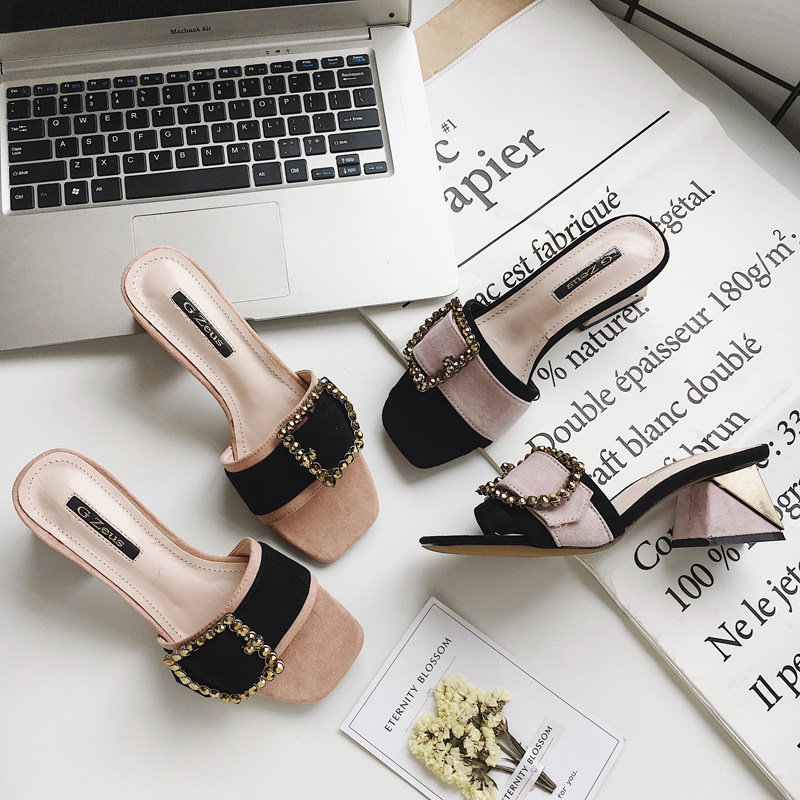 Sandales femme en suede - Ref 2671899 Image 1