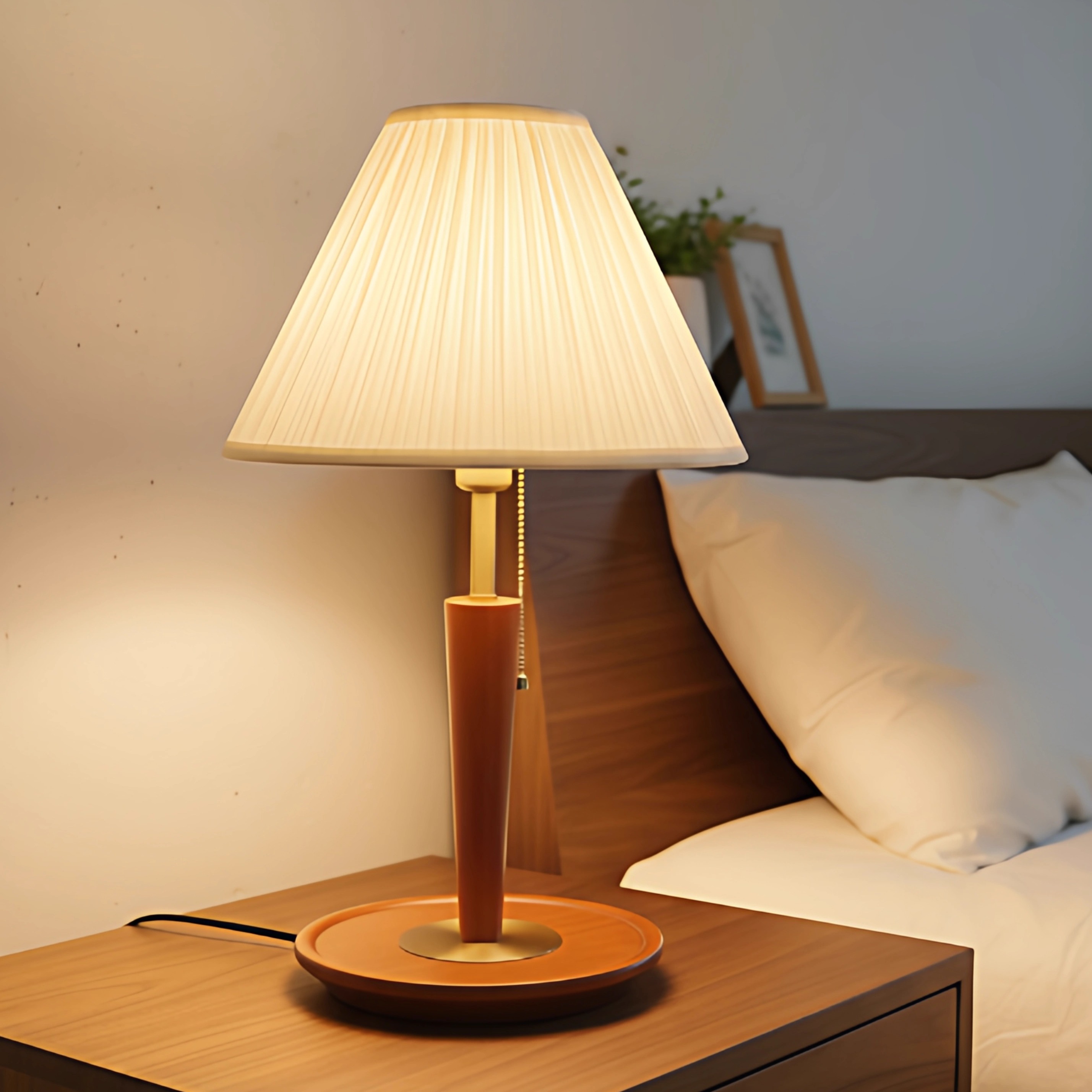 新中式轻奢全铜拉链台灯