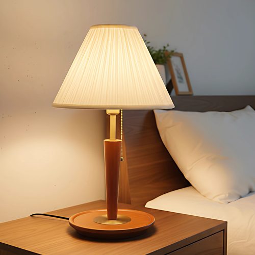 新中式轻奢全铜拉链台灯