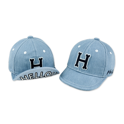 婴儿帽子秋季宝宝3612男女童牛仔