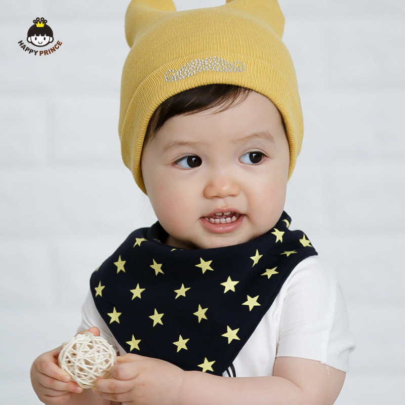 HappyPrince 韩国棉质新生婴儿童宝宝韩版四季口水巾三角围嘴围巾,童装/婴儿装/亲子装,围巾,淘宝优惠券,粉丝福利购,淘宝优惠卷