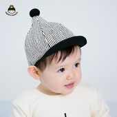 韩国婴儿帽子春秋夏0 36个月人气网红帅气男女童版 鸭舌帽宝宝帽子