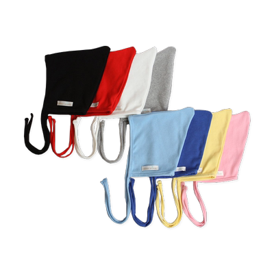 新生婴幼儿棉质纯色系春秋冬胎帽