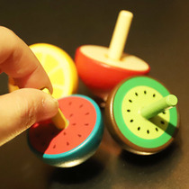 Mideer Milu children's color rotating gyroscope manual rotating kindergarten wooden toy small gyroscope