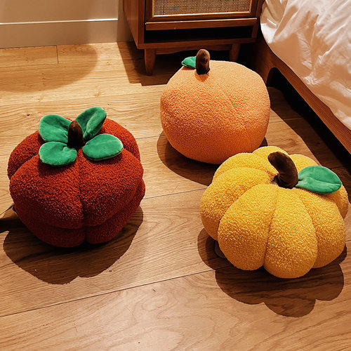 南瓜抱枕沙发客厅卧室飘窗车用可爱装饰摆件小北欧ins风毛绒靠枕