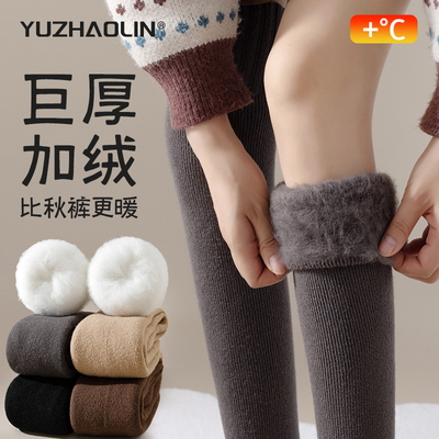 过膝袜子女款秋冬季长筒长袜