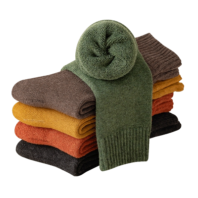 南极人长筒袜毛圈保暖简约