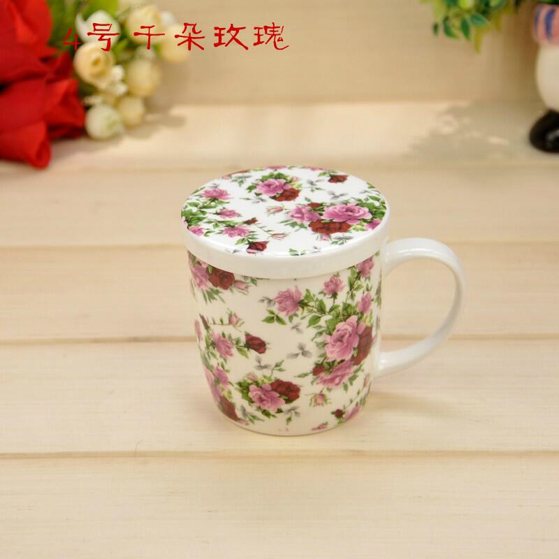 唐山骨瓷  骨瓷杯子/奶茶杯/水杯/女士盖杯 咖啡杯马克杯多款可选