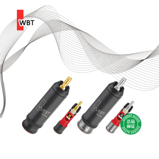 德国WBT-0114CU/AG纯铜镀金纯银RCA信号莲花插头力高代理正品行货