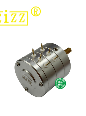 EIZZ 24档步进式双联电位器 10K 50K 100K 250K立体声音量电位器