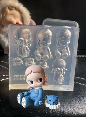 zsiga一二三四代系列橱窗里的小熊美甲模具饰品配饰手工DIY
