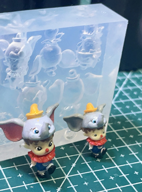 阿莹宠儿美甲模具HACI小飞象小丑硅胶模具可反复使用