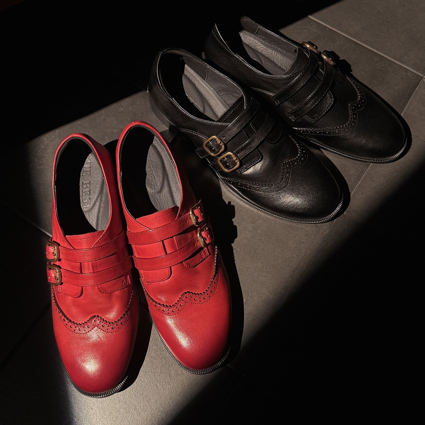 圆圆妈2026春季新款简约百搭里外全皮鞋粗跟皮带扣通勤深口单鞋女,女鞋,深口单鞋,淘宝优惠券,粉丝福利购,淘宝优惠卷