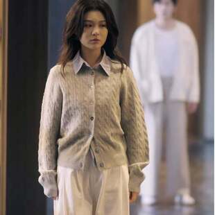 原版短剧青柠不晚郑晨雨周初柠同款毛衣女衣服圆领针织衫上衣潮