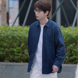 原版年少有爲彭昱畅裴谦同款衬衫上衣春秋翻领长袖衬衫裤子男衣服