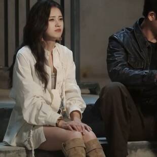 原版短剧我们野蛮生长郭宇欣江南同款衬衫上衣圆领衬衣女衣服潮