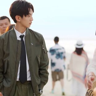 原版短剧少夫人来自东北业文周赫轩同款皮衣外套夹克上衣男衣服