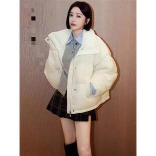 亦舞之城谭思婷秦岚同款秋冬新款休闲宽松轻暖绒泡芙羽绒服外套女