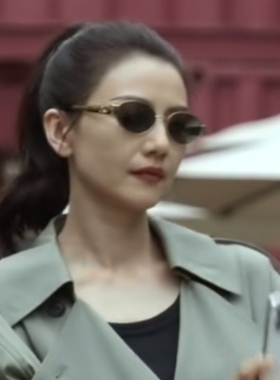 绝密较量高圆圆赵亚苧同款墨镜女ins复古欧美气质百搭太阳眼镜潮