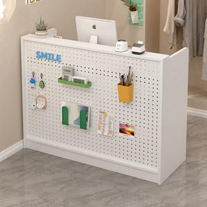 收银台店铺小型柜台简易小吧台服装店前台桌超市美容院咨询接待台