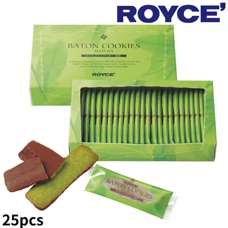 日本北海道进口若翼族巧克力曲奇饼干ROYCE薯片棒抹茶休闲零食