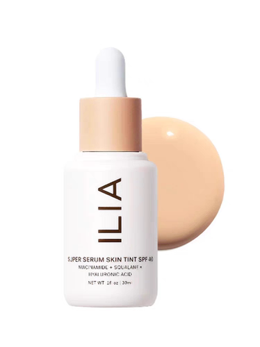 部现 Ilia SUPER SERUM粉底液遮瑕霜奶油肌裸妆感Lu.Meng博主同款
