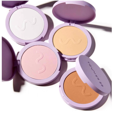 新款Tower 28 Getset定妆蜜粉饼持久控油柔焦瑕疵毛孔Blur + Set