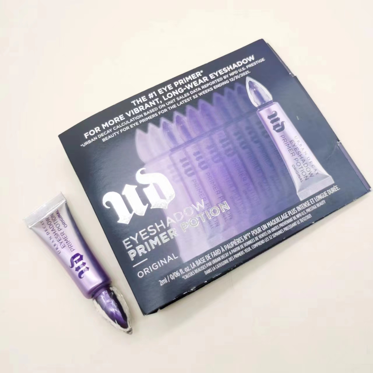 现货美代 Urban Decay衰败城市眼部打底膏Original 2ml防晕染